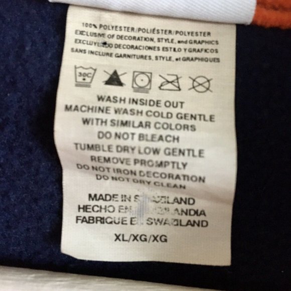 Denver Broncos Fleece 1/4-zip Pullover Size XL - Picture 8 of 8